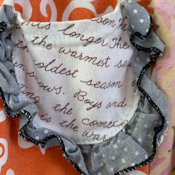 Tutu & Lulu Patchwork Dress Size 1-2T - Picture 5 of 7